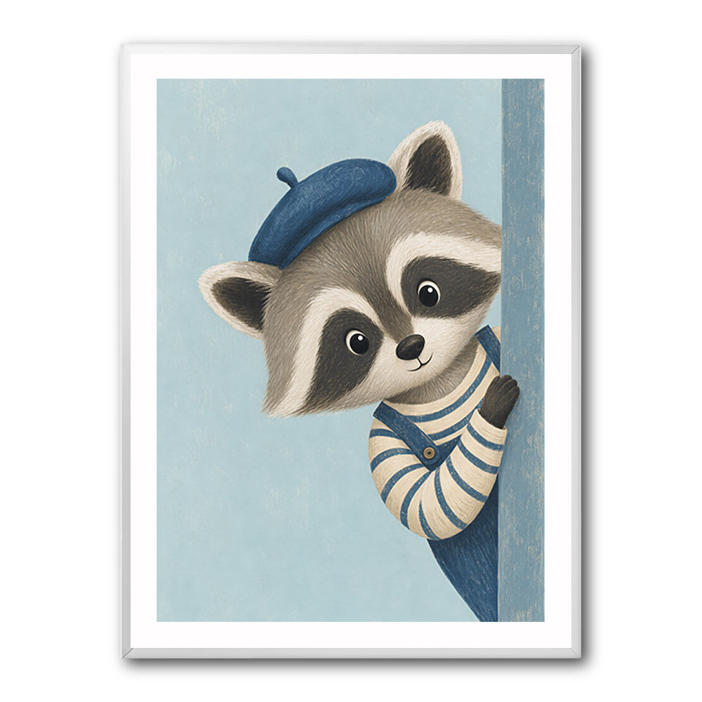 Raccoon Side Portrait