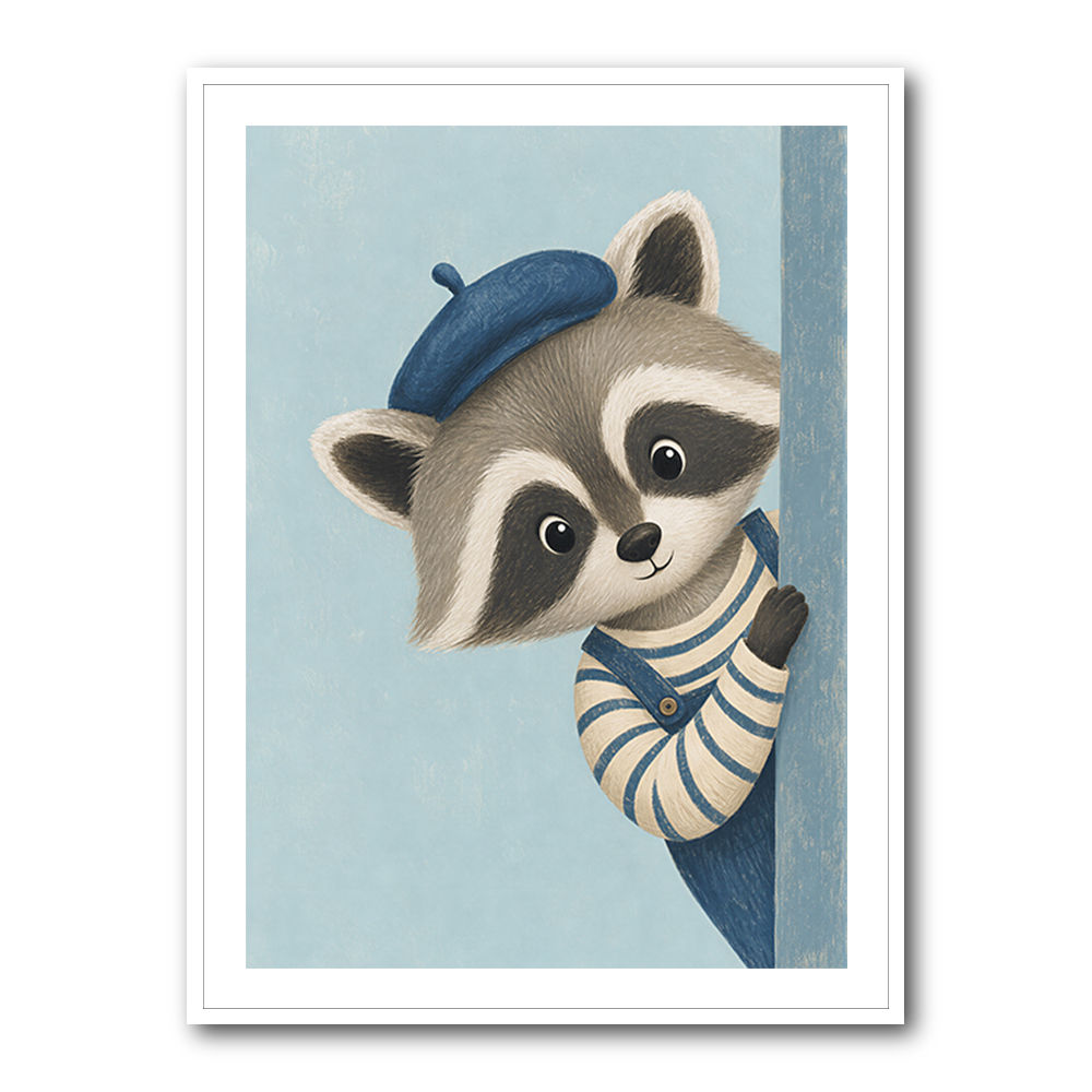 Raccoon Side Portrait