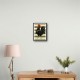 Rooster Striped Poster