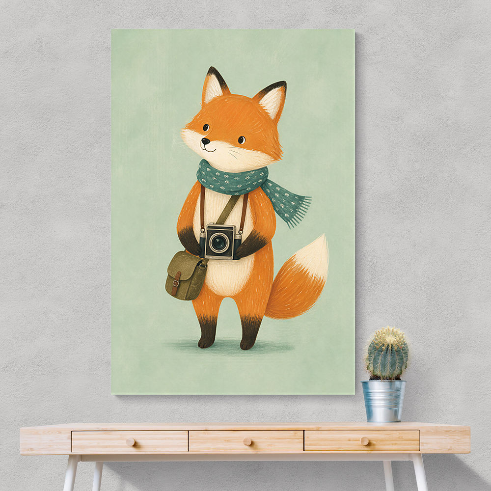 Fox With Camera