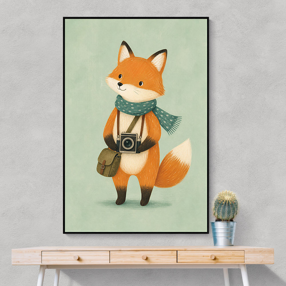 Fox With Camera