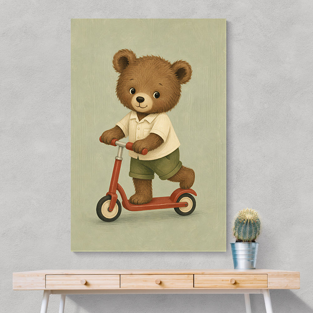 Bear on Scooter