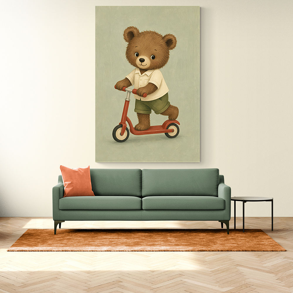 Bear on Scooter