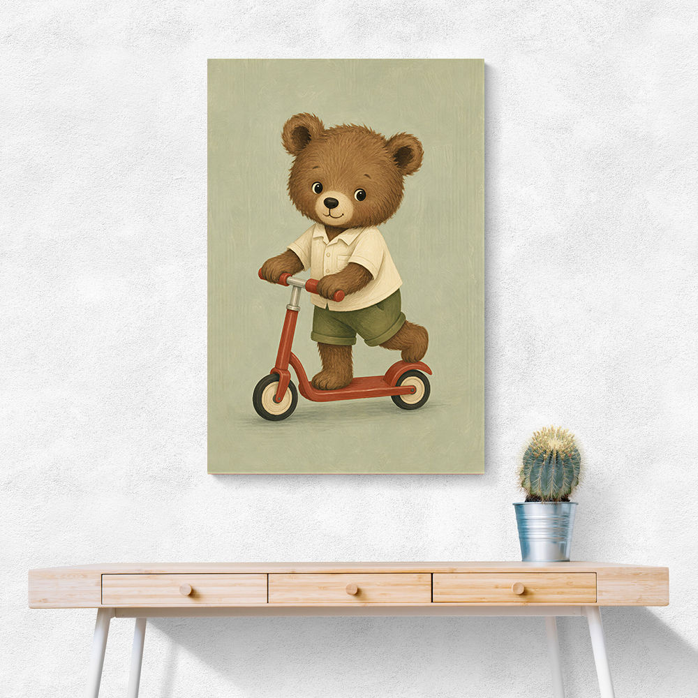 Bear on Scooter