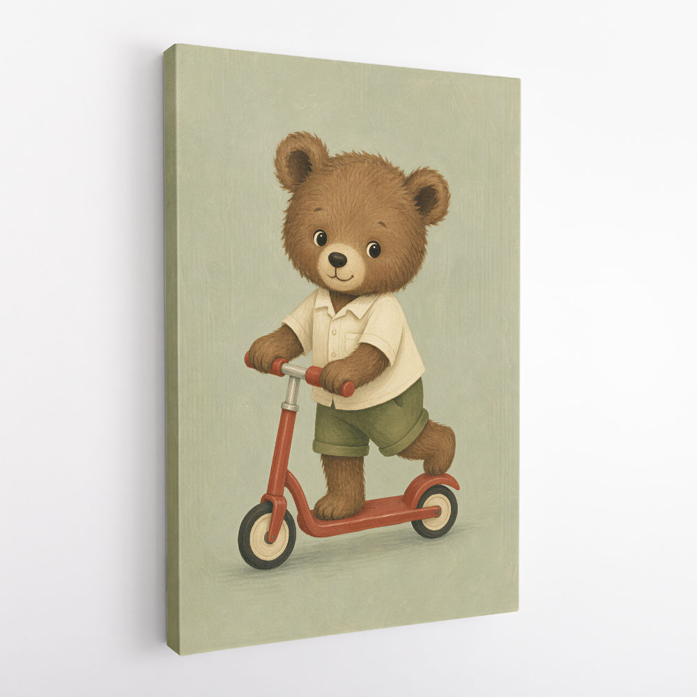 Bear on Scooter
