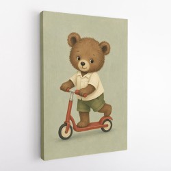Bear on Scooter
