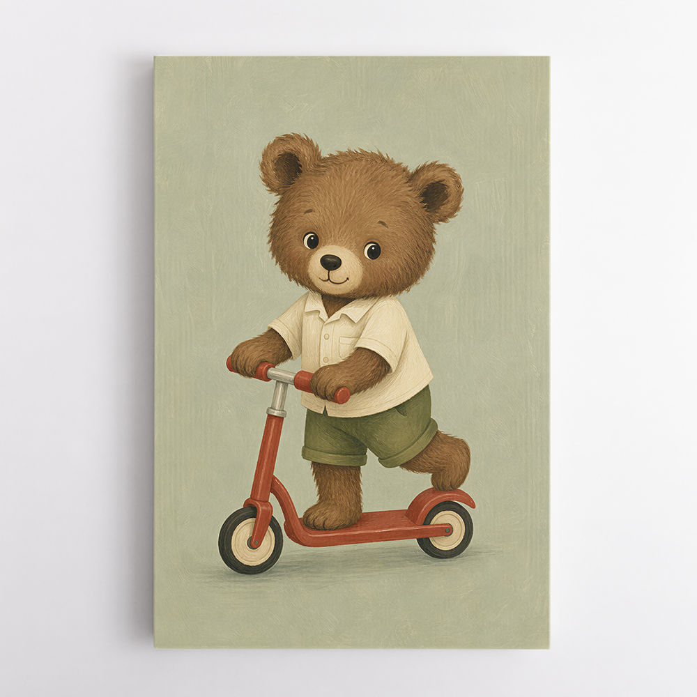 Bear on Scooter