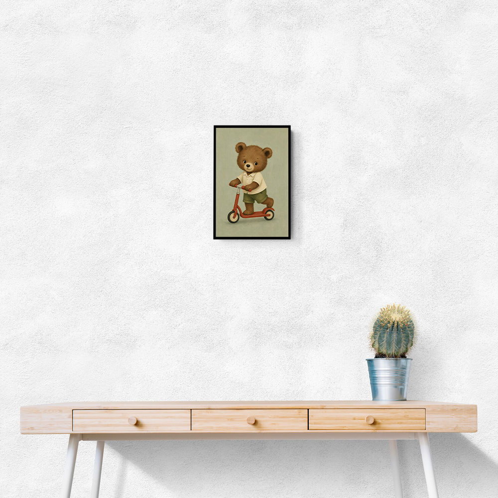 Bear on Scooter