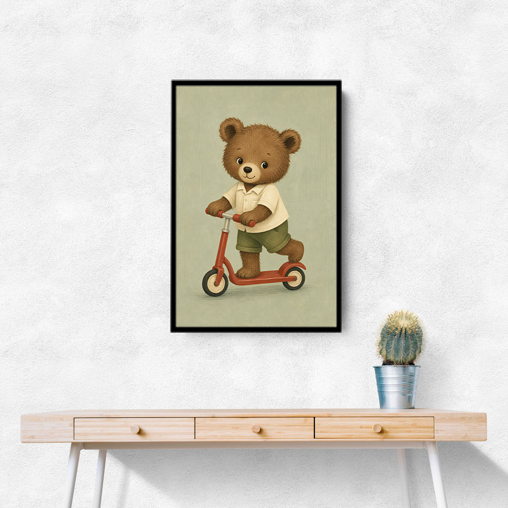 Bear on Scooter
