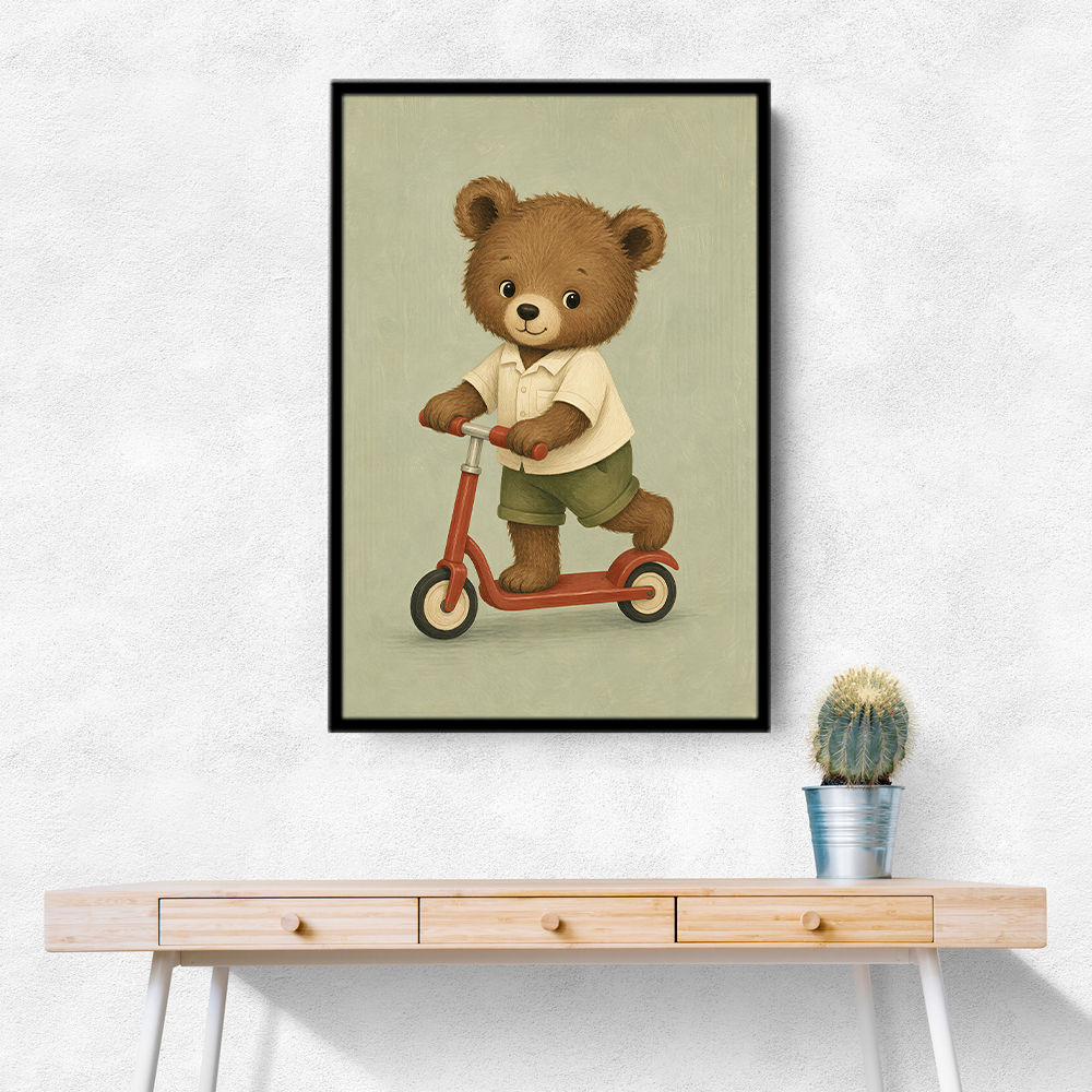 Bear on Scooter