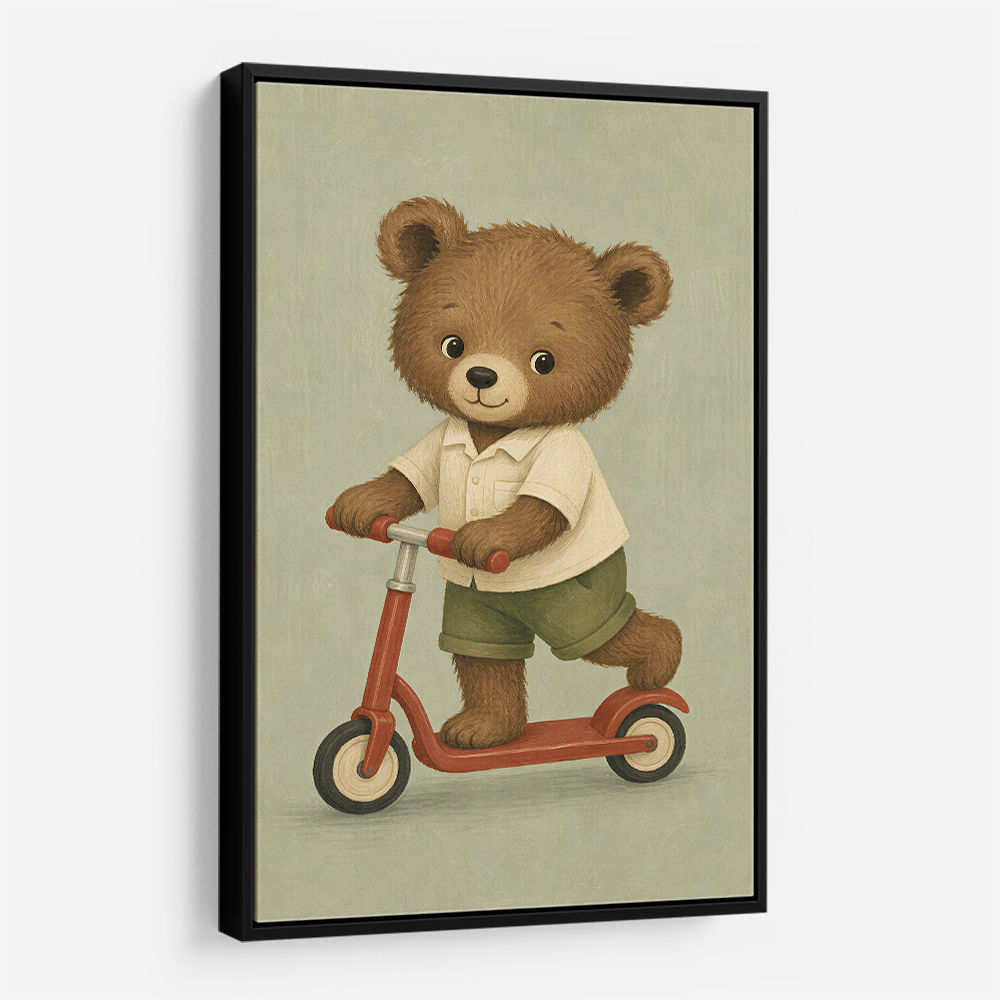 Bear on Scooter