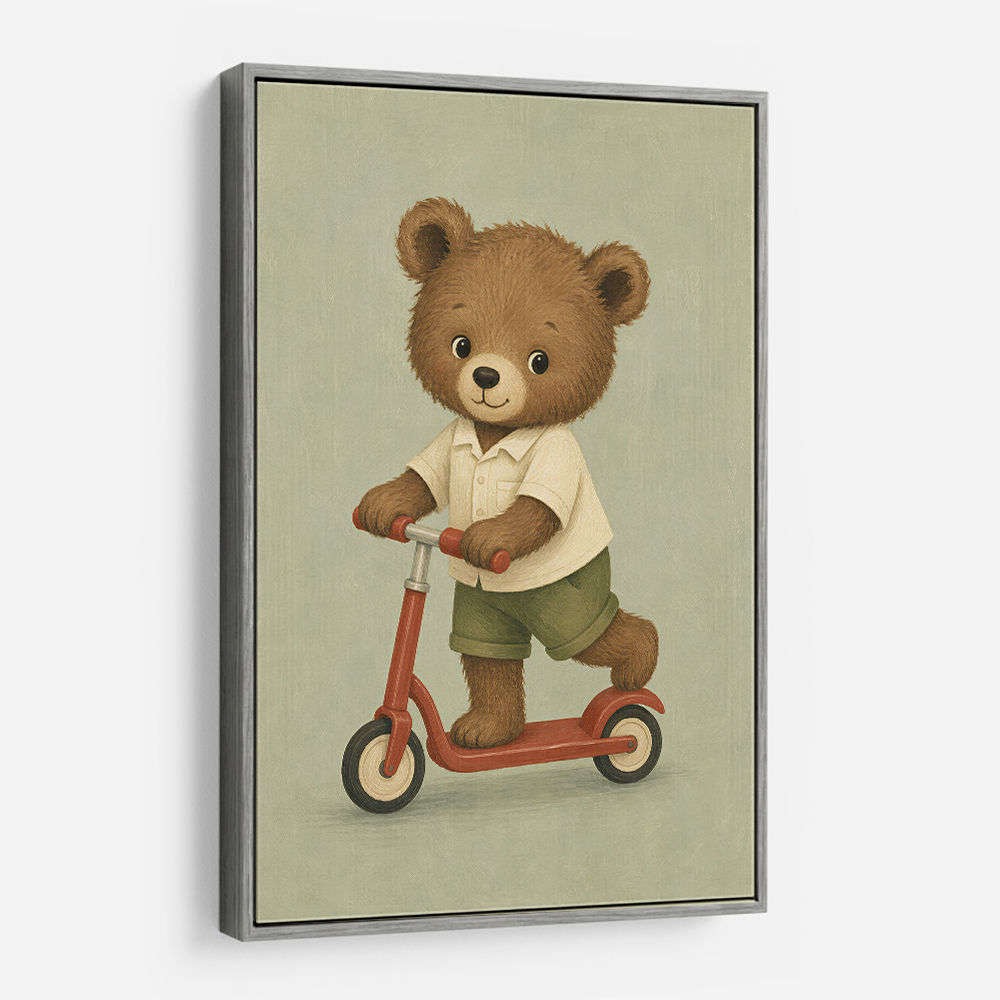Bear on Scooter