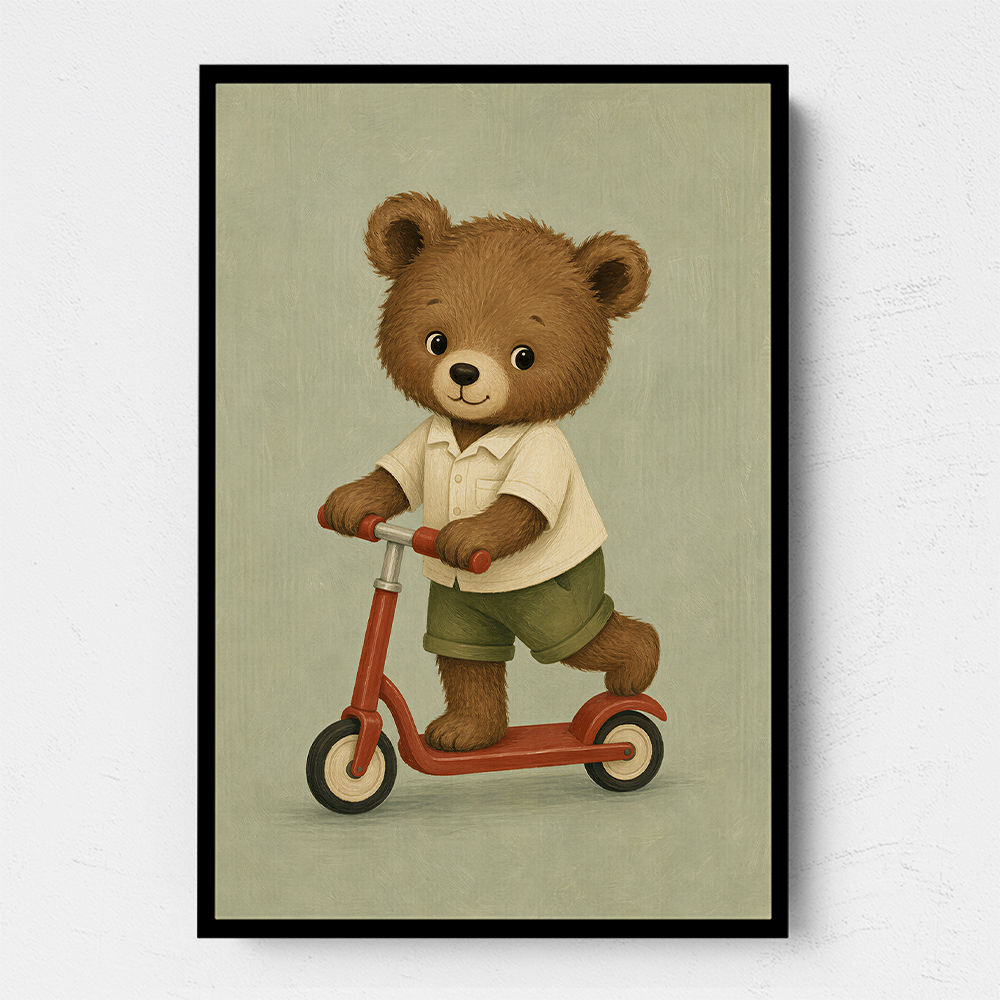 Bear on Scooter