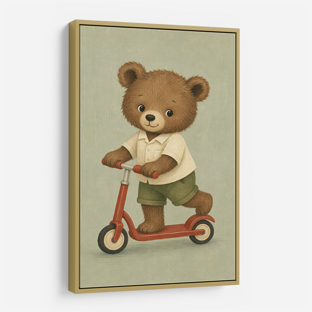 Bear on Scooter