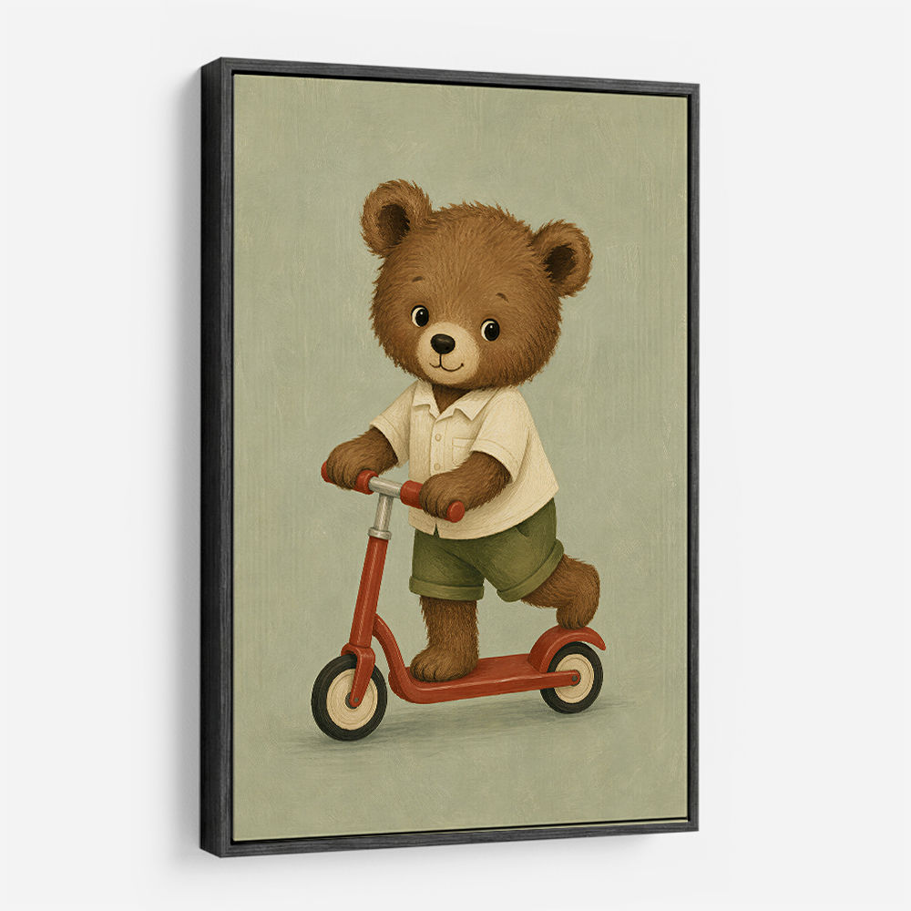 Bear on Scooter