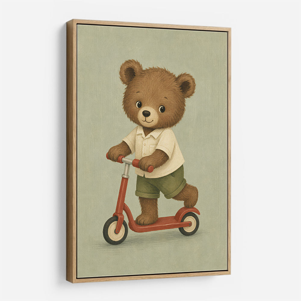 Bear on Scooter