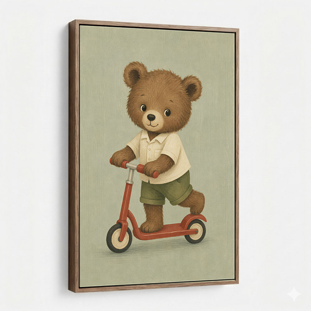 Bear on Scooter