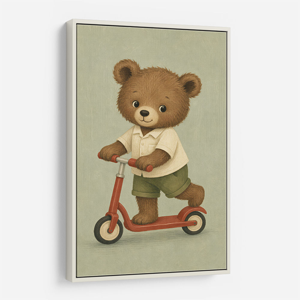 Bear on Scooter