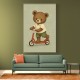 Bear on Scooter