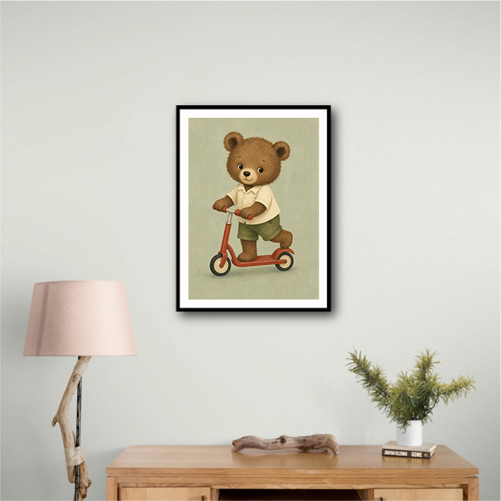 Bear on Scooter