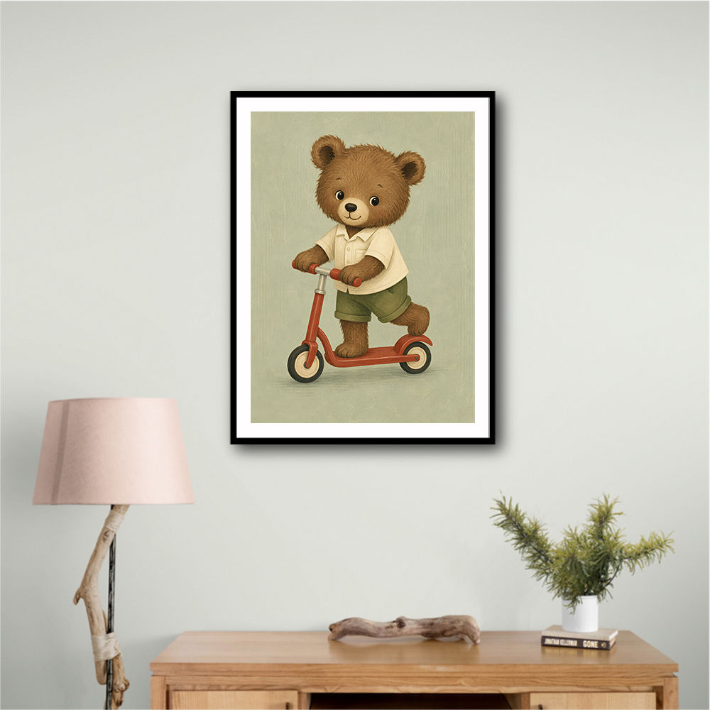 Bear on Scooter