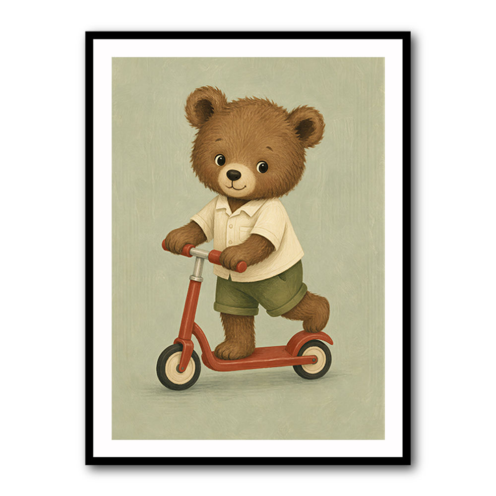 Bear on Scooter