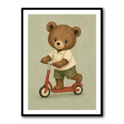 Bear on Scooter