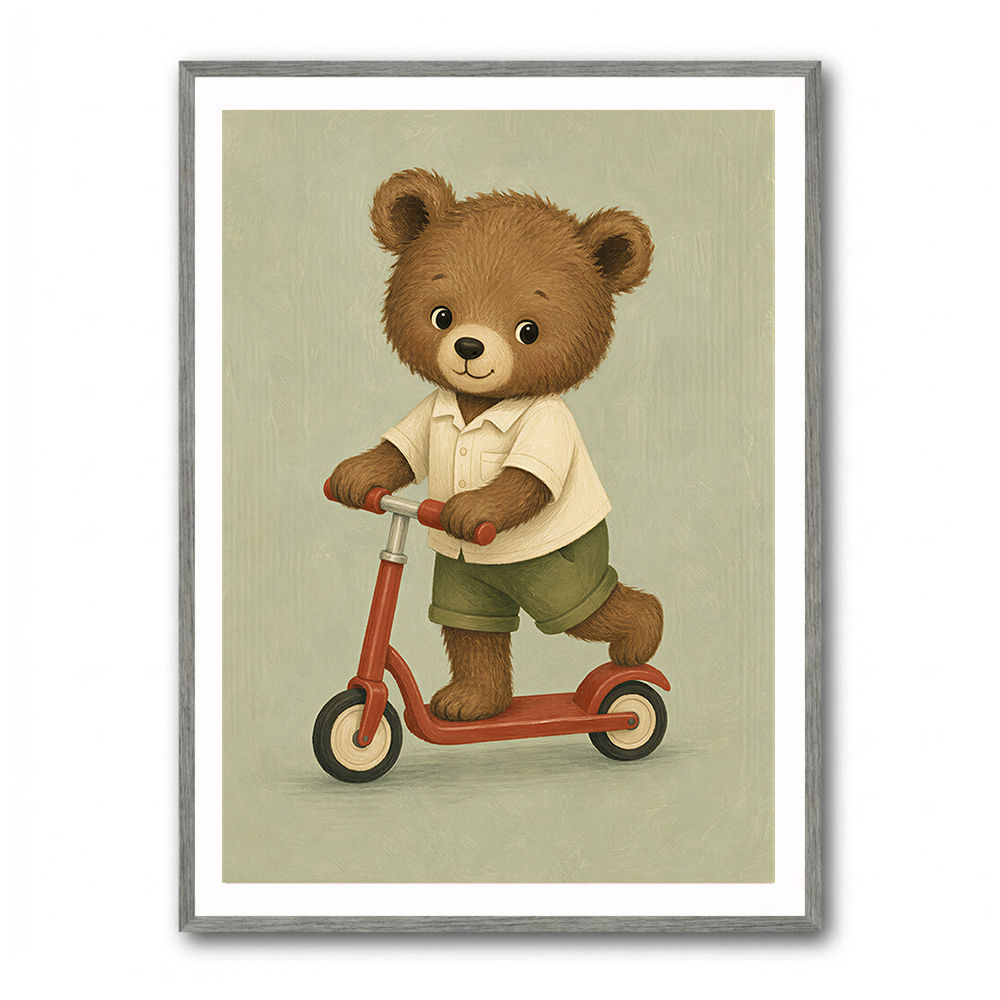 Bear on Scooter