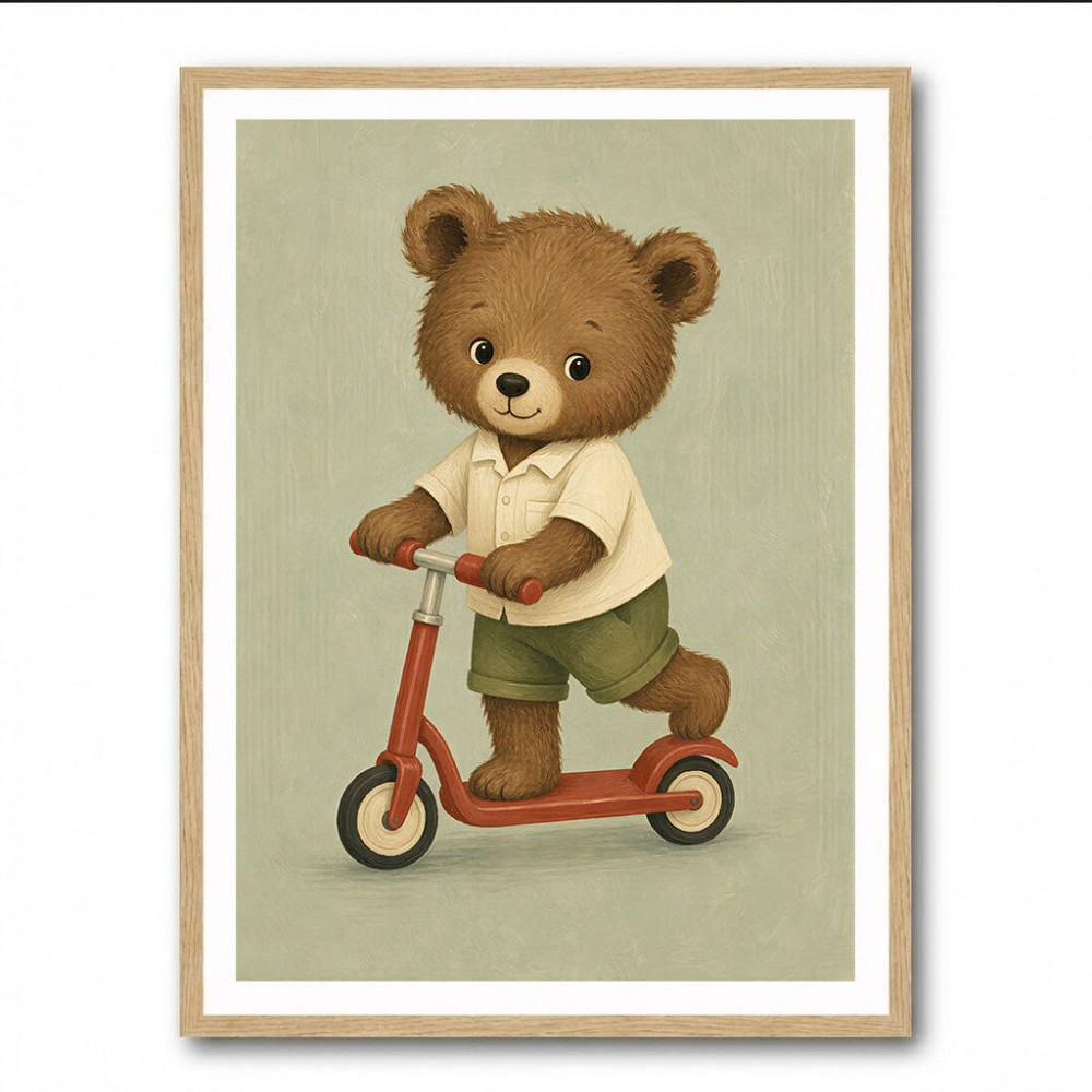 Bear on Scooter
