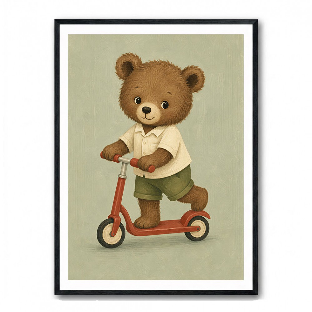Bear on Scooter