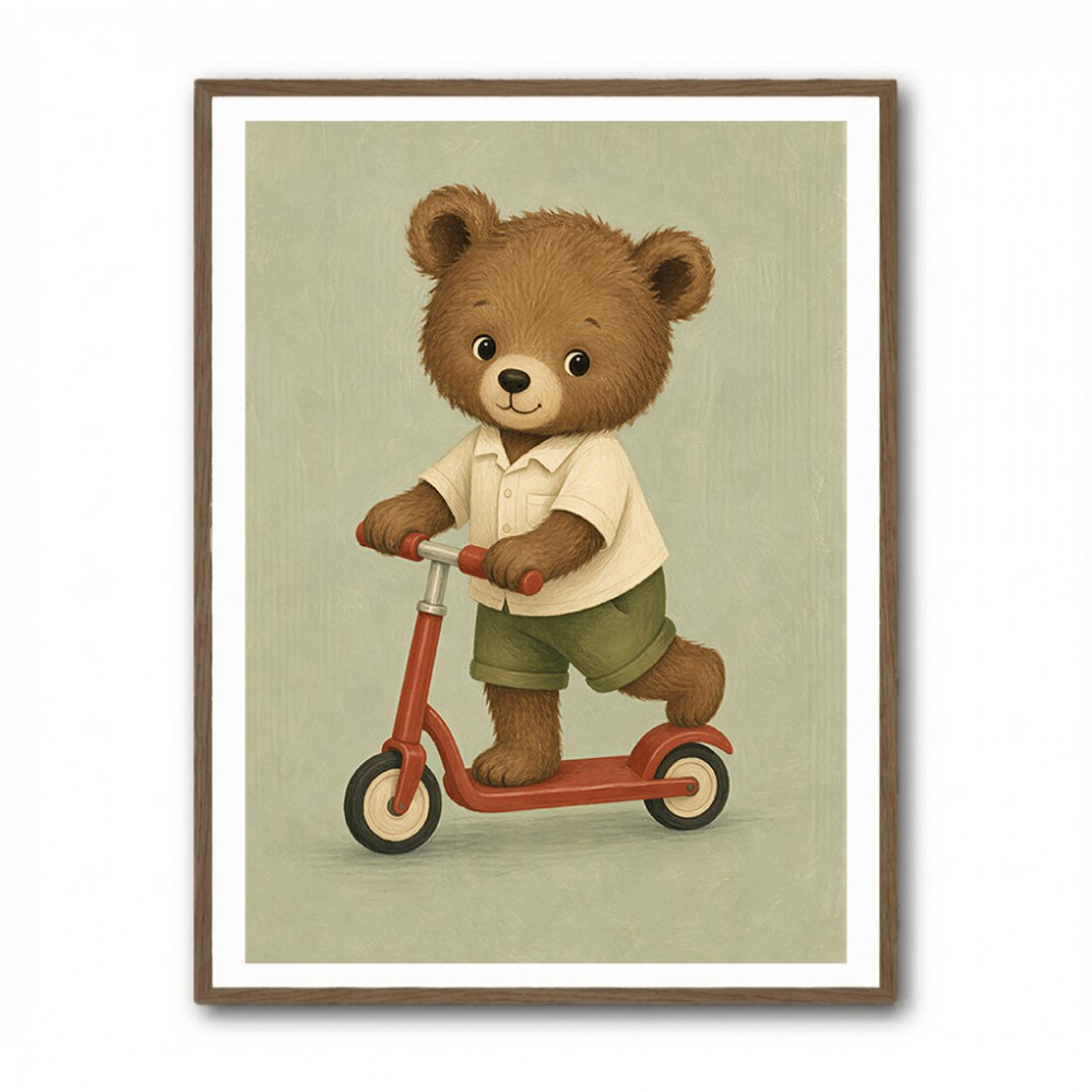 Bear on Scooter
