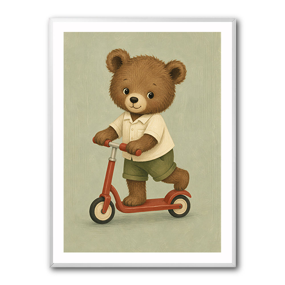 Bear on Scooter
