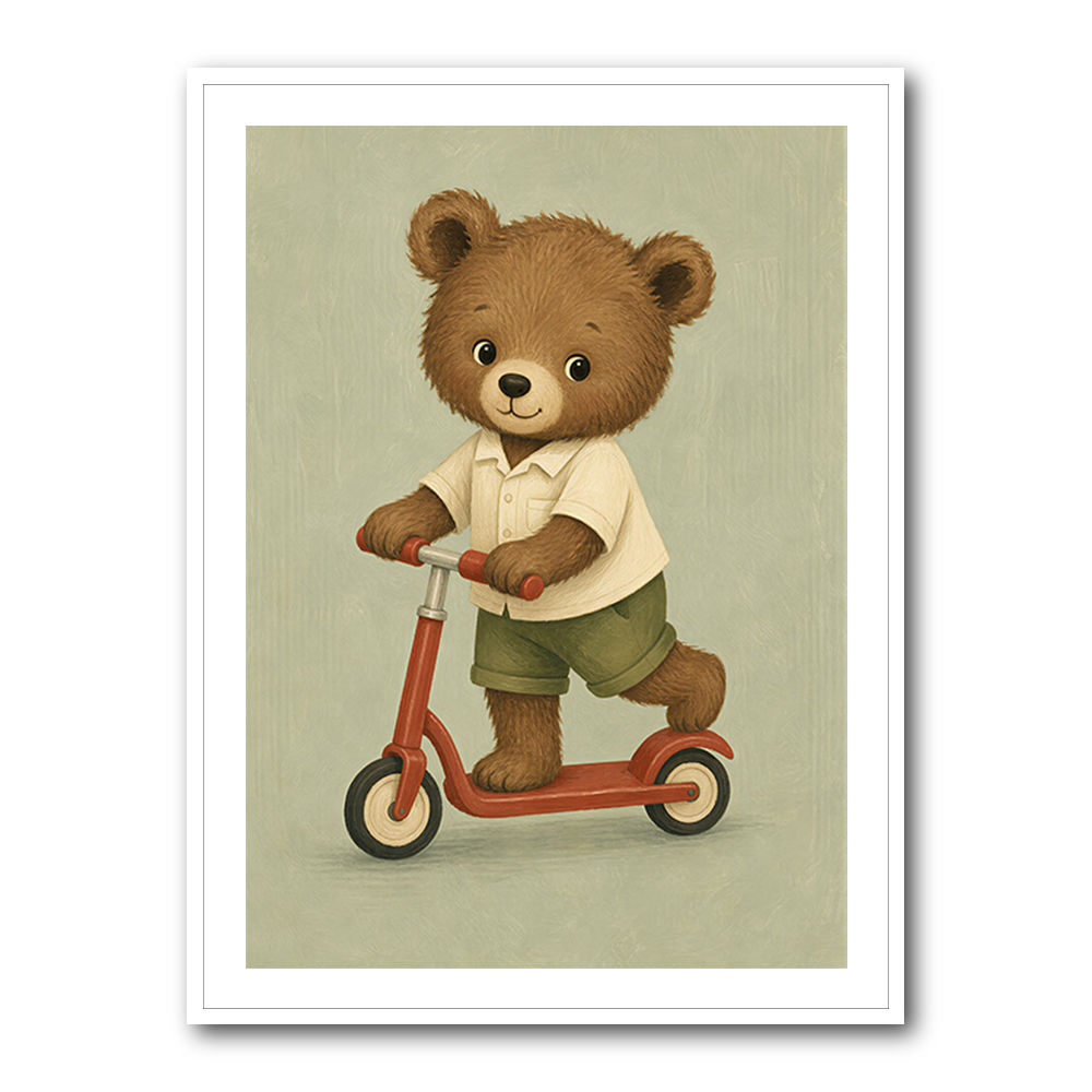 Bear on Scooter