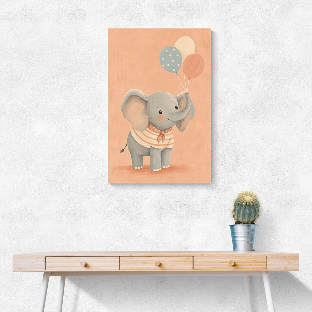 Elephant With Balloons