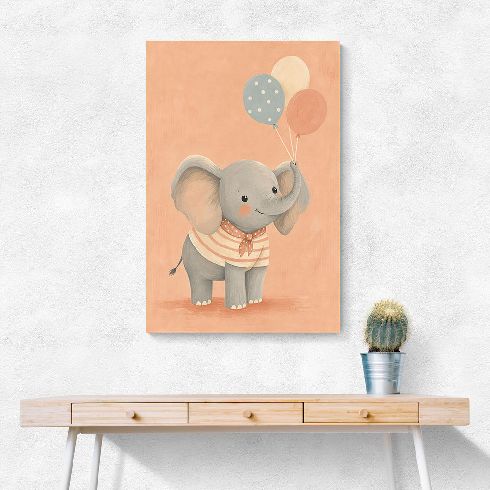 Elephant With Balloons
