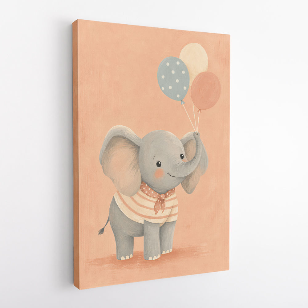 Elephant With Balloons