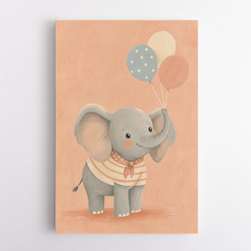 Elephant With Balloons