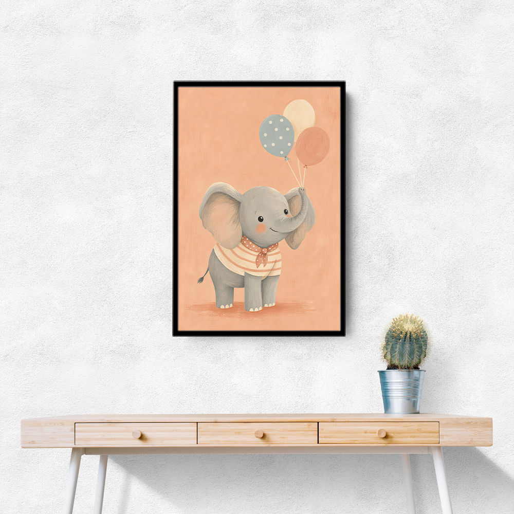 Elephant With Balloons