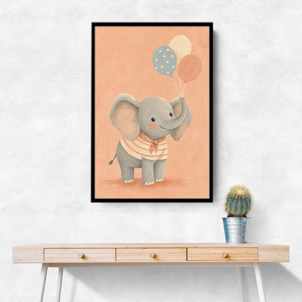 Elephant With Balloons