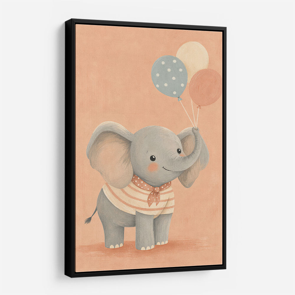 Elephant With Balloons