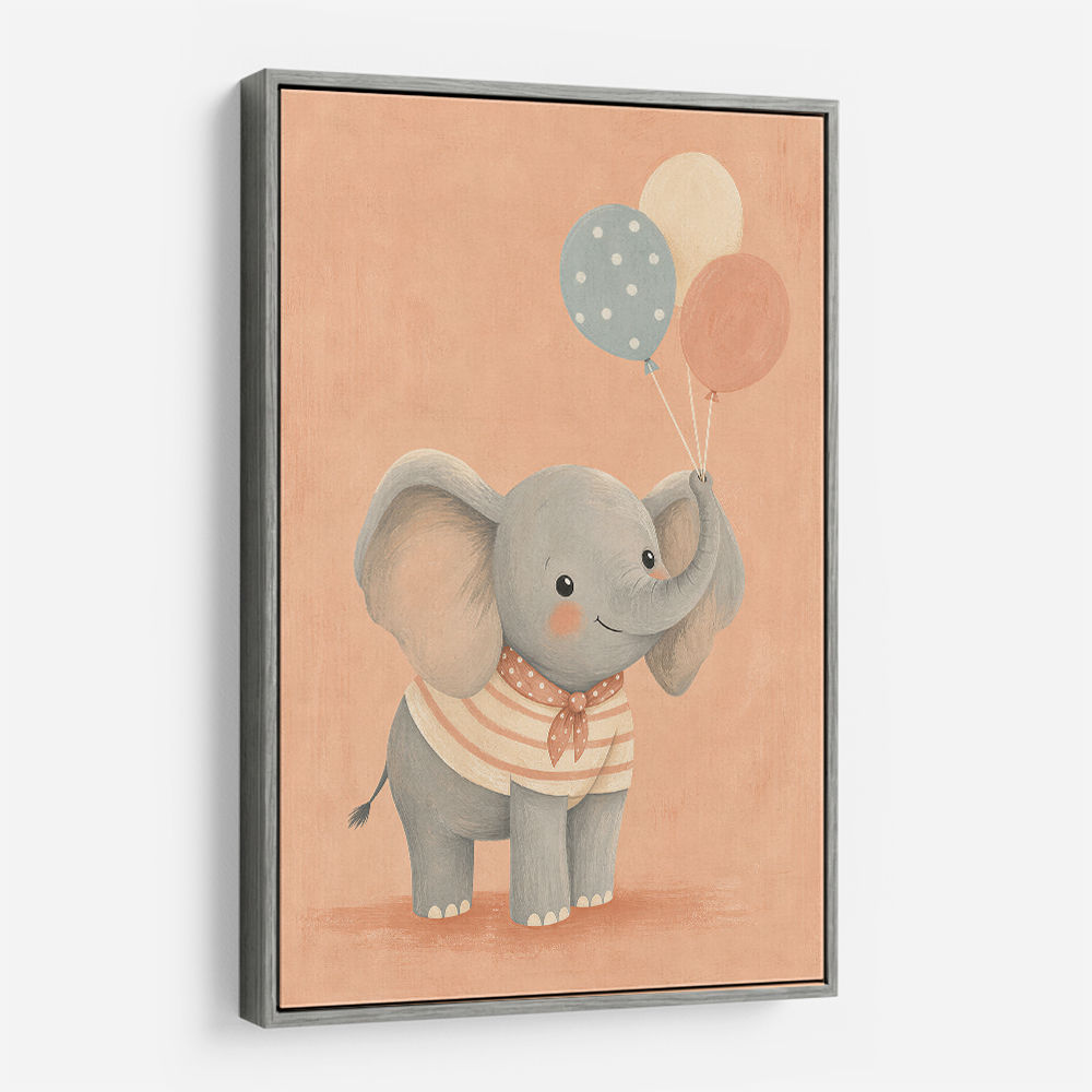 Elephant With Balloons
