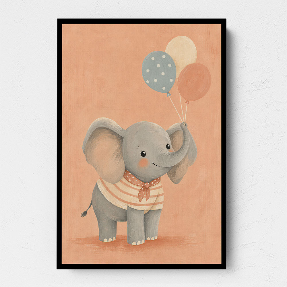 Elephant With Balloons