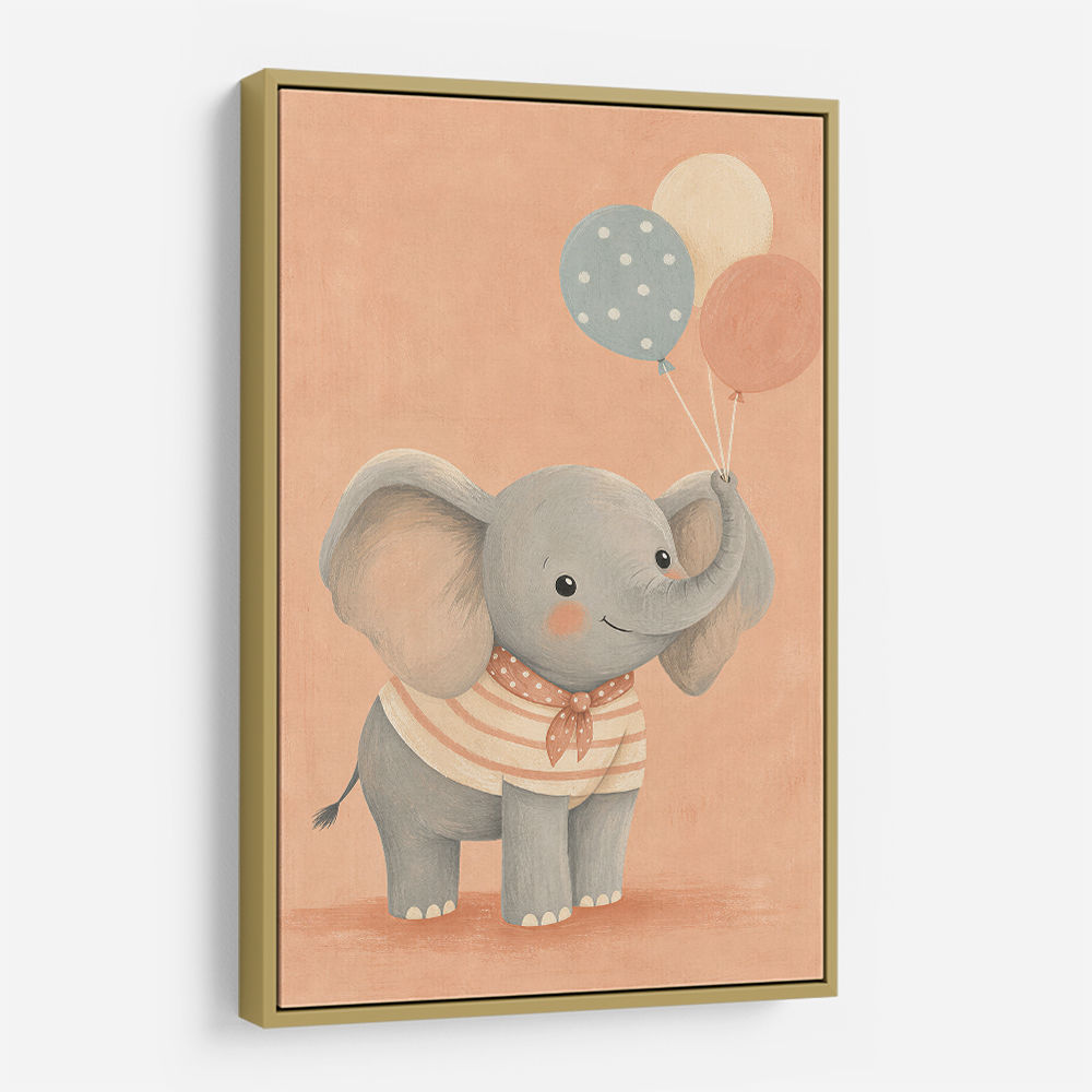 Elephant With Balloons