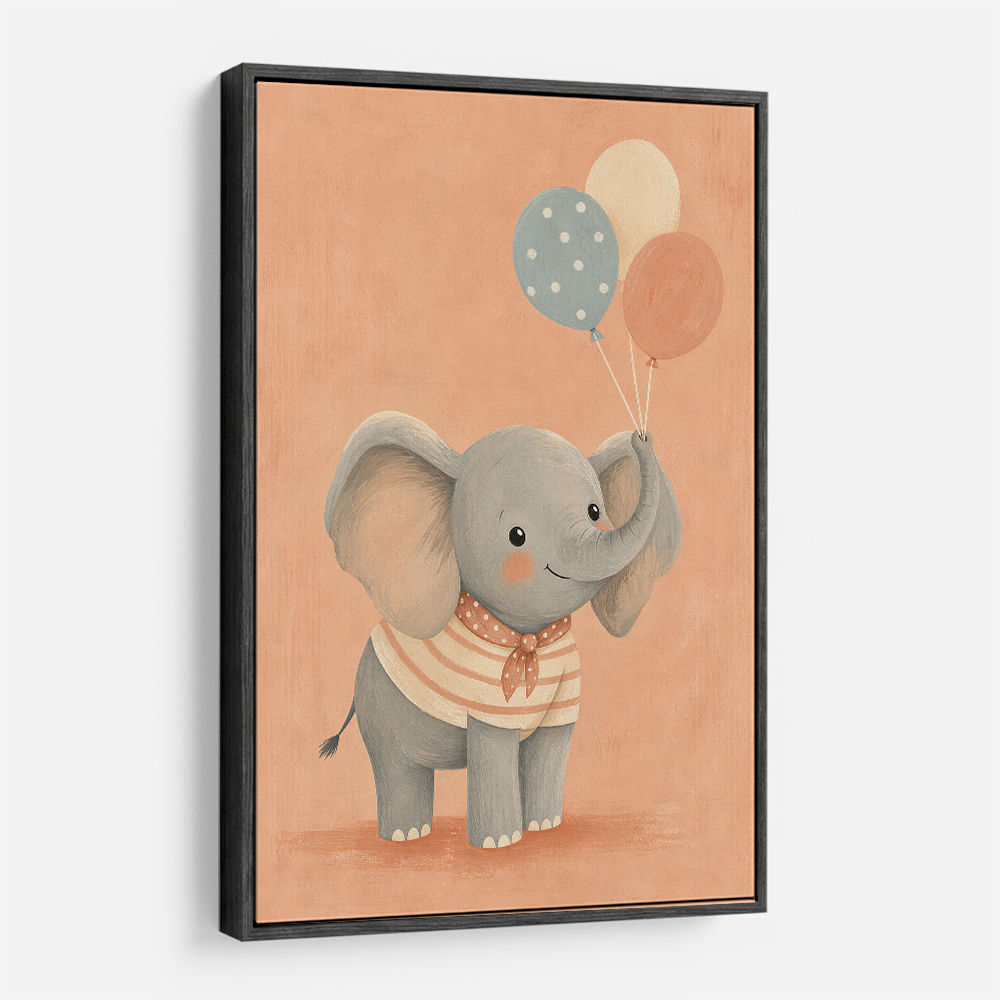 Elephant With Balloons