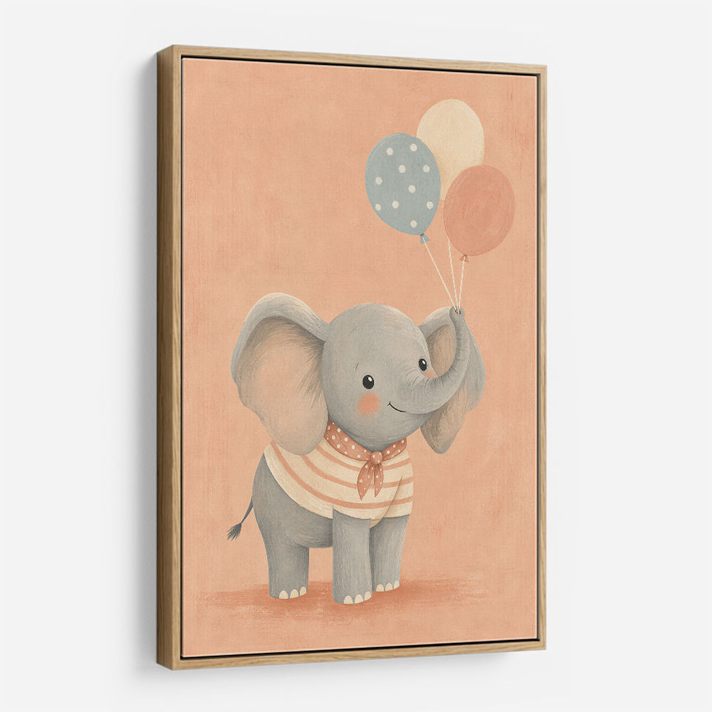 Elephant With Balloons