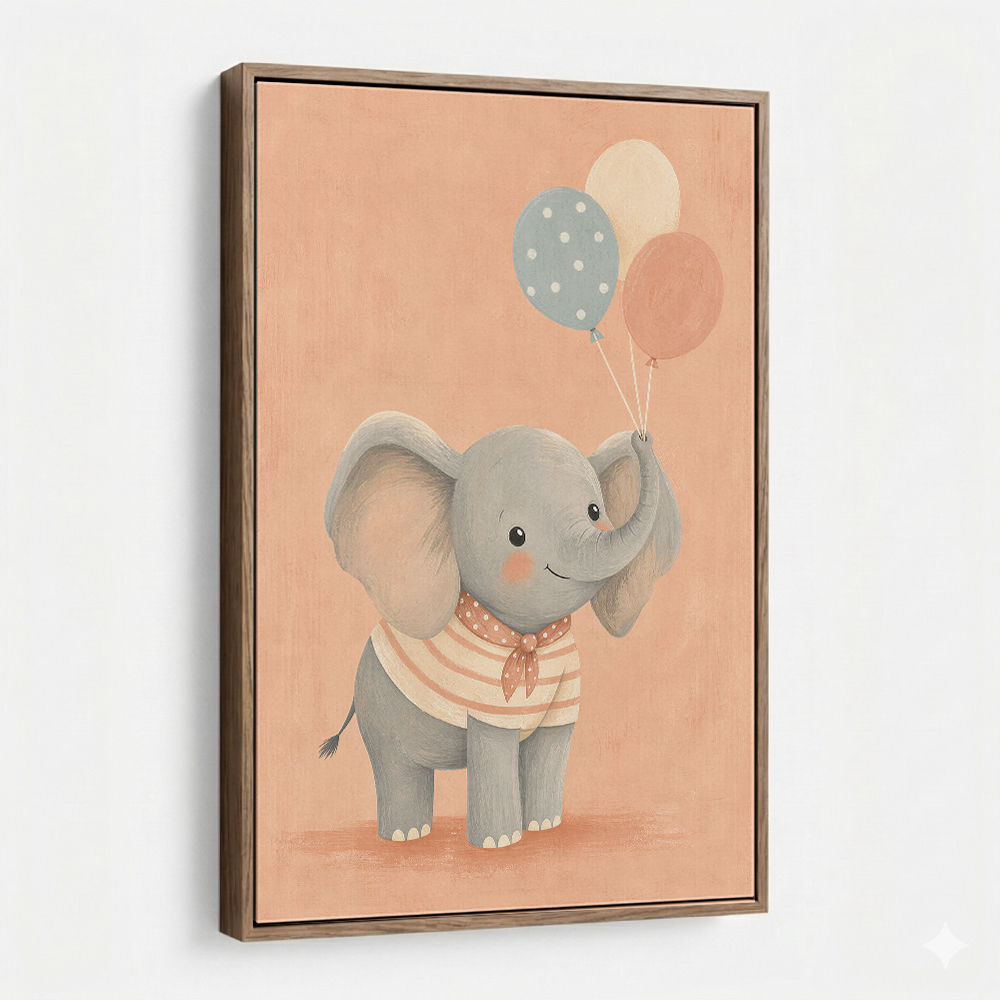 Elephant With Balloons