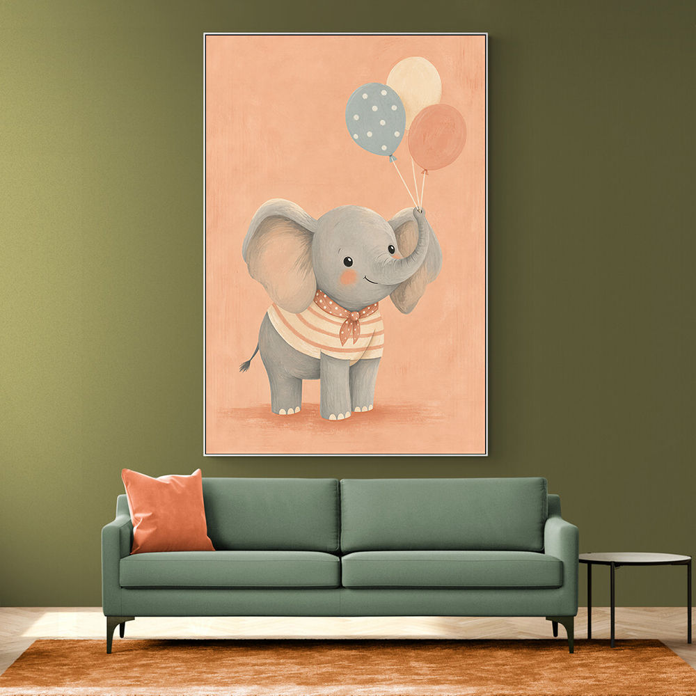 Elephant With Balloons