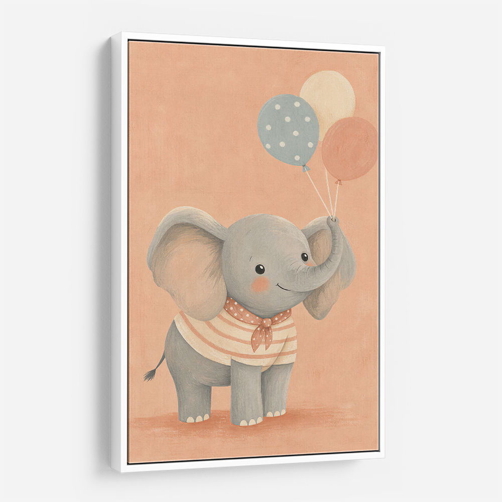 Elephant With Balloons