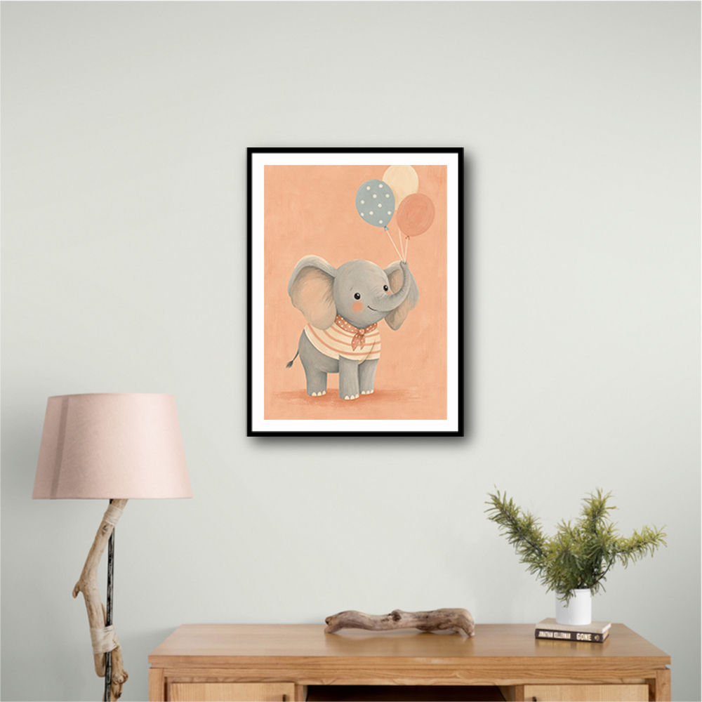 Elephant With Balloons