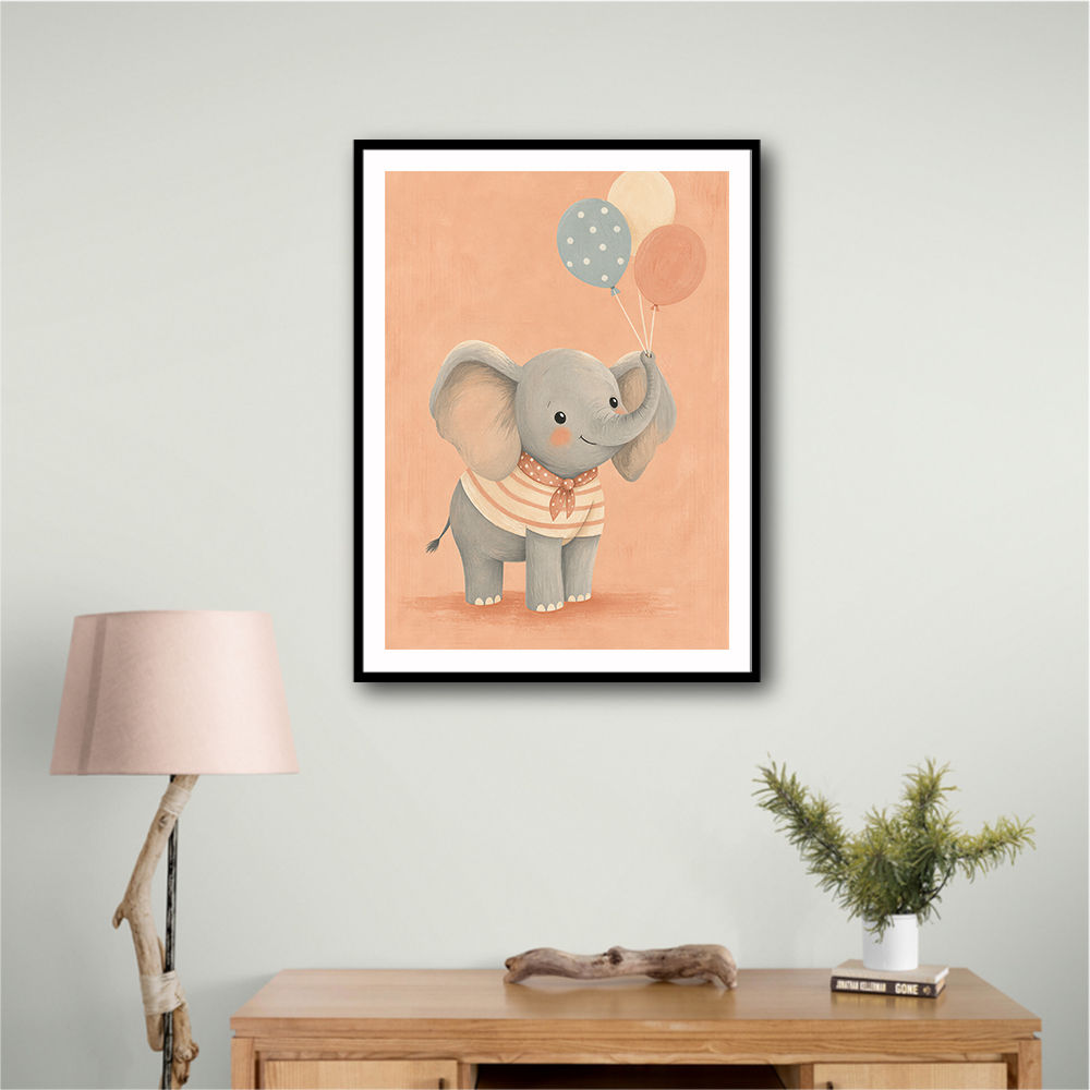 Elephant With Balloons